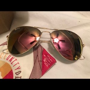 DIFF aviator sunglasses